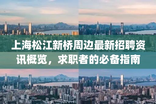 上海松江新橋周邊最新招聘資訊概覽，求職者的必備指南