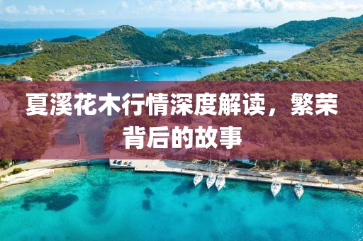 夏溪花木行情深度解讀，繁榮背后的故事