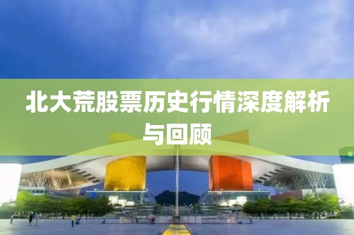 北大荒股票歷史行情深度解析與回顧