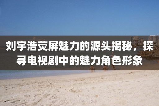 劉宇浩熒屏魅力的源頭揭秘，探尋電視劇中的魅力角色形象