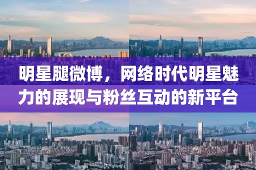 明星腿微博，網(wǎng)絡(luò)時(shí)代明星魅力的展現(xiàn)與粉絲互動(dòng)的新平臺(tái)