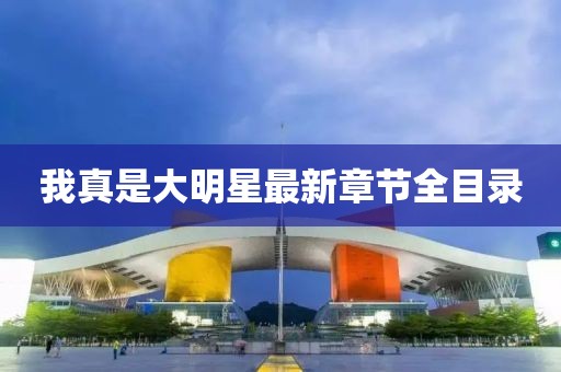我真是大明星最新章節(jié)全目錄