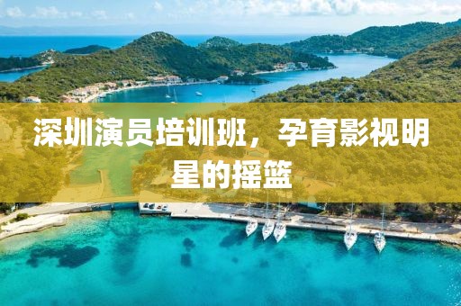 深圳演員培訓(xùn)班，孕育影視明星的搖籃