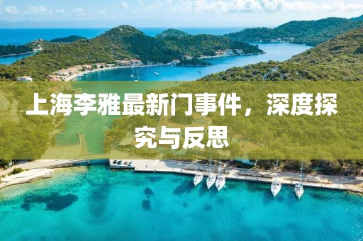 上海李雅最新門事件，深度探究與反思