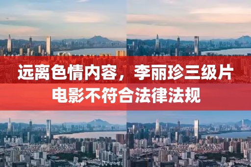 遠離色情內容，李麗珍三級片電影不符合法律法規(guī)