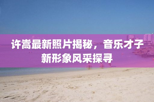 許嵩最新照片揭秘，音樂才子新形象風(fēng)采探尋