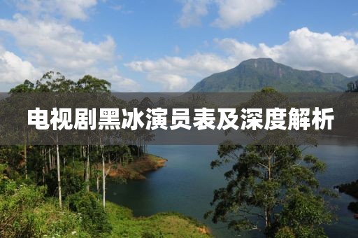 電視劇黑冰演員表及深度解析